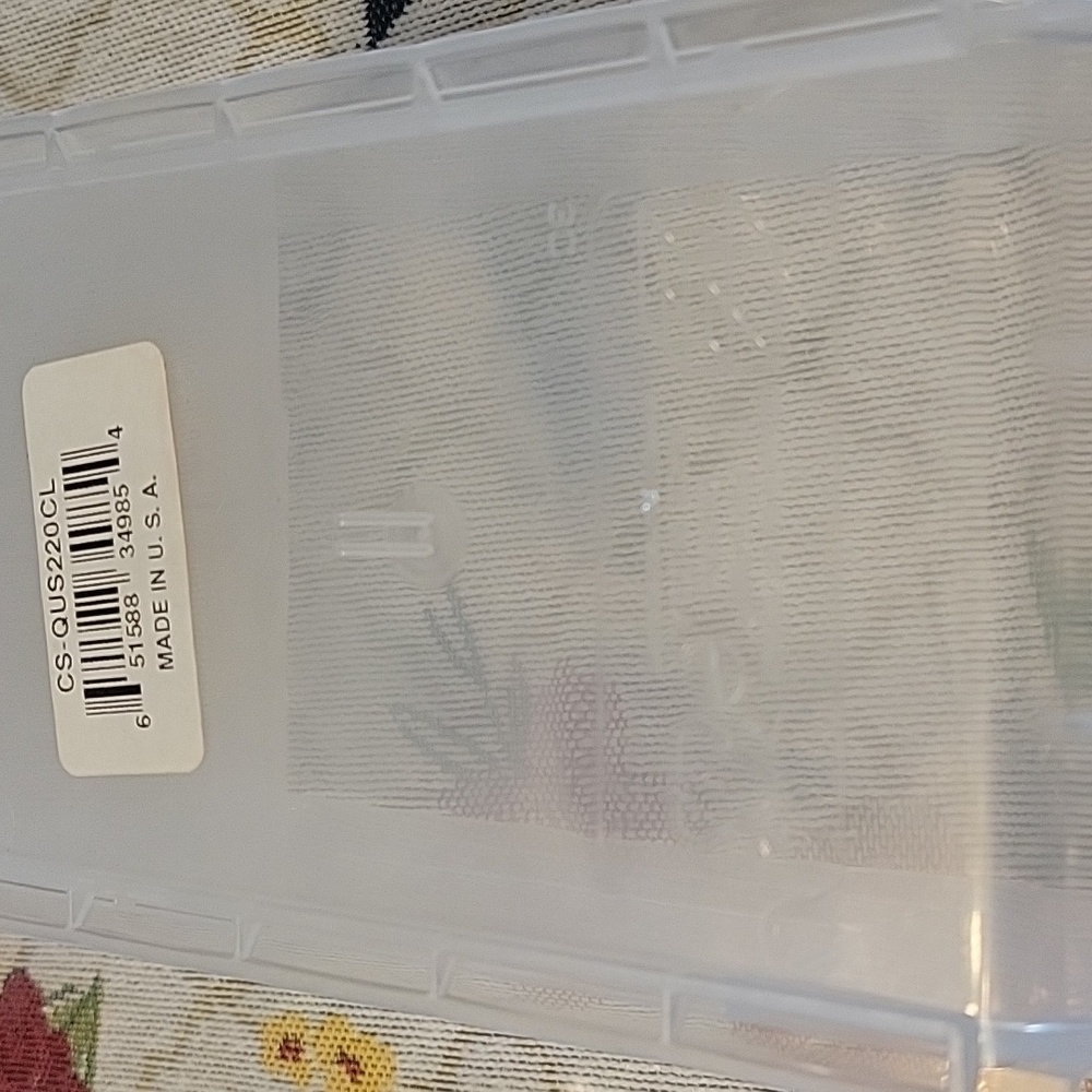 Clear Storage Bin - Picture 4 of 4